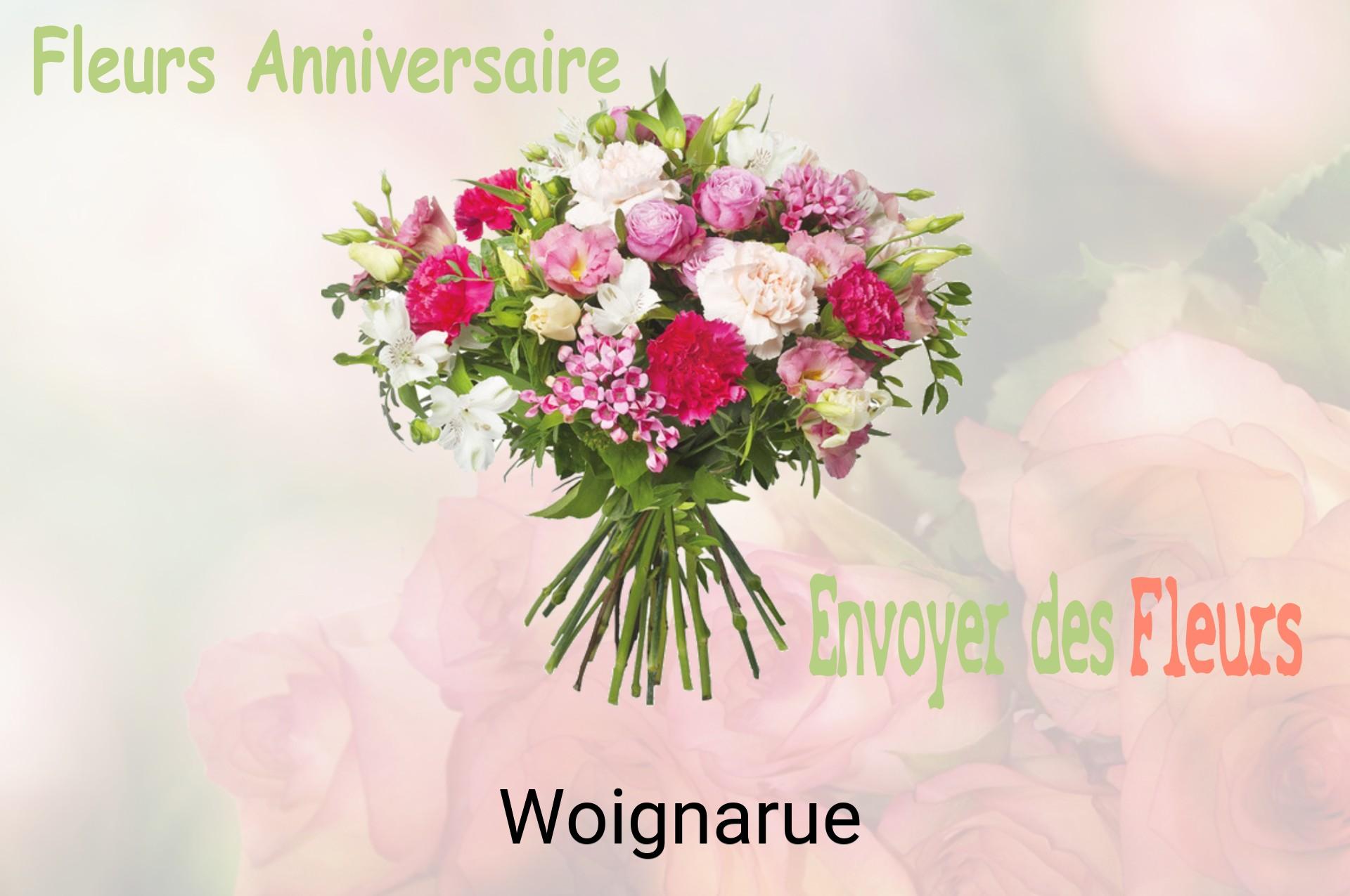 Bouquet de fleurs d’anniversaire livré à Woignarue