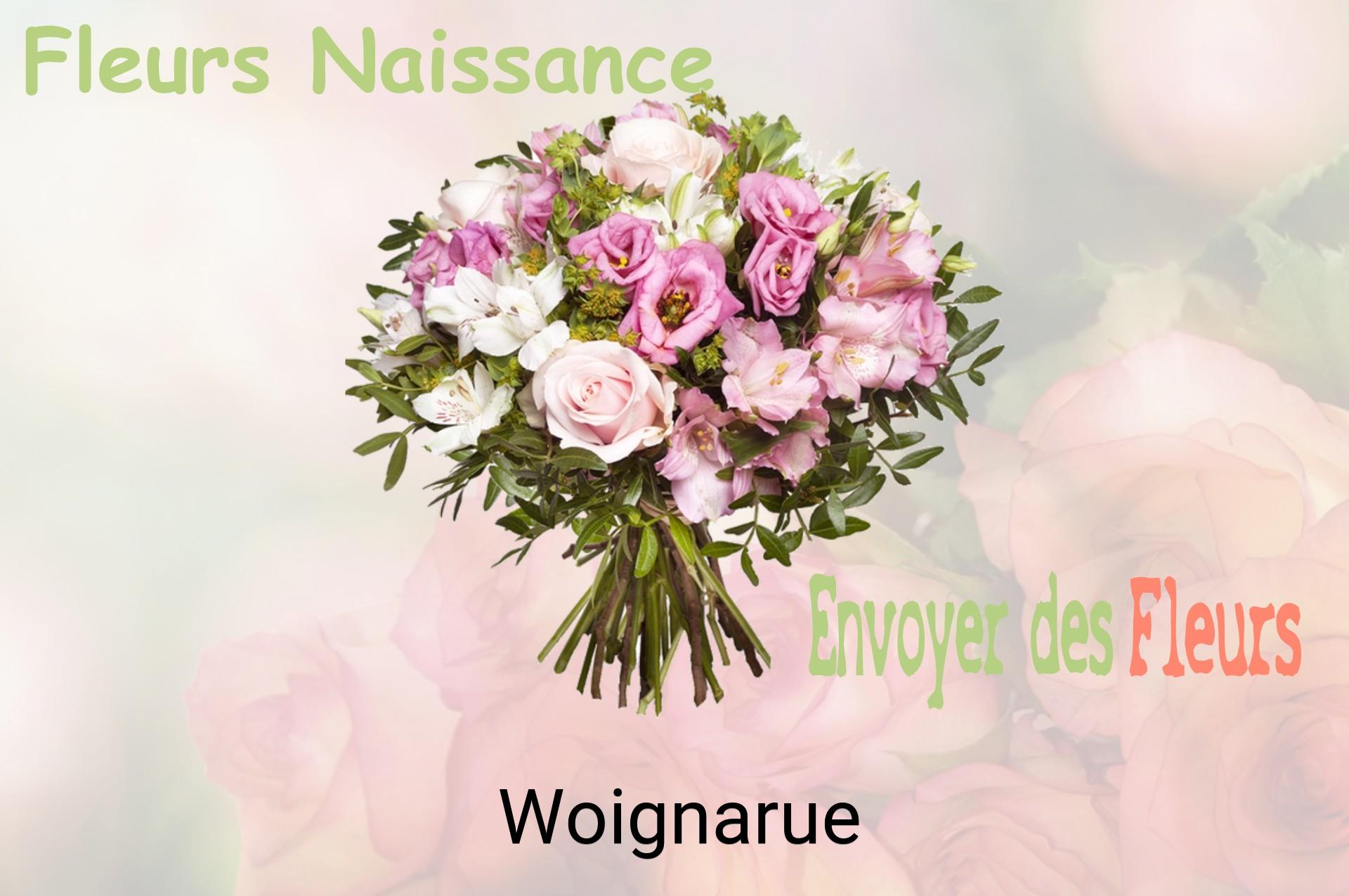 Bouquet de fleurs de naissance livré à Woignarue